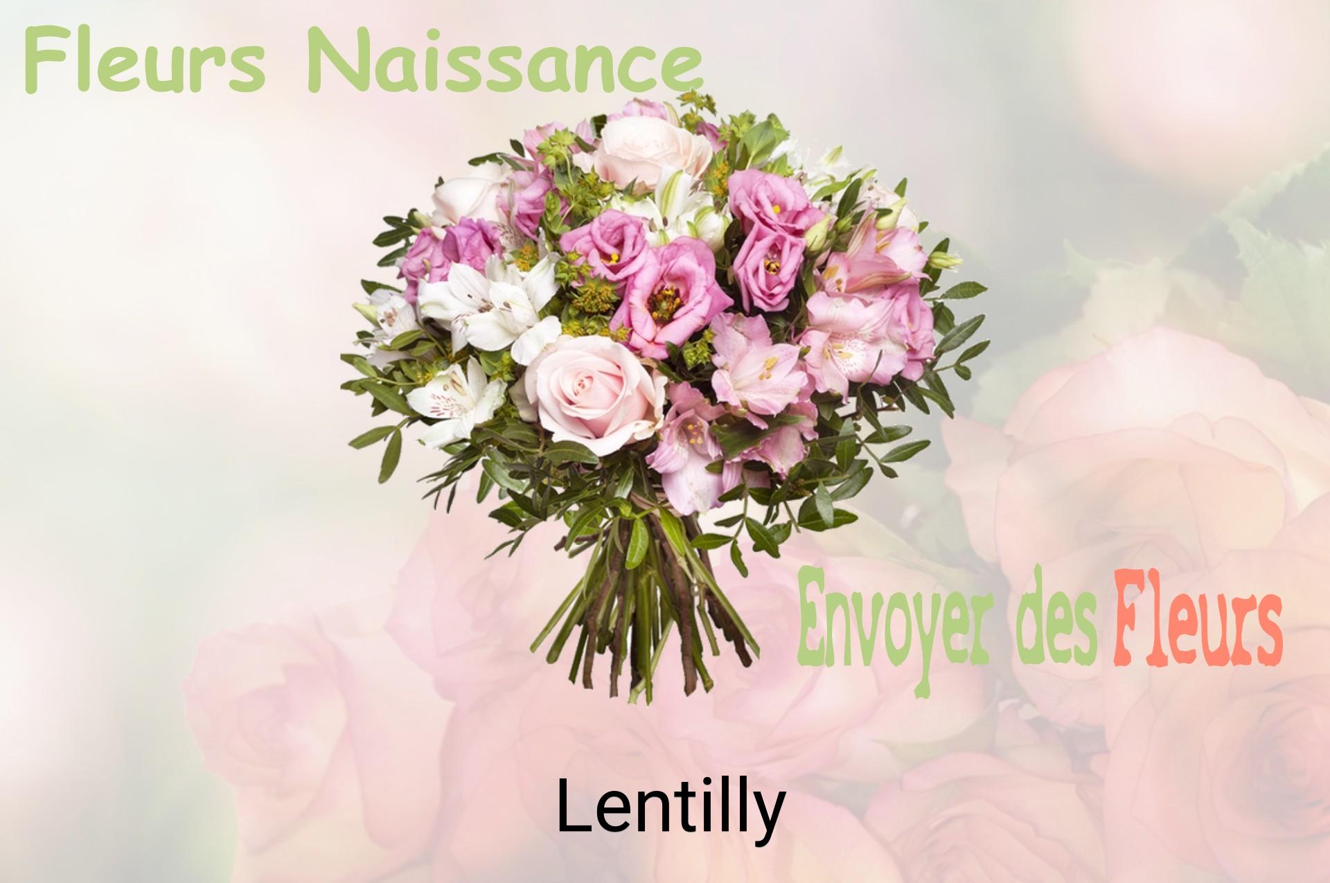 Bouquet de fleurs de naissance livré à Lentilly