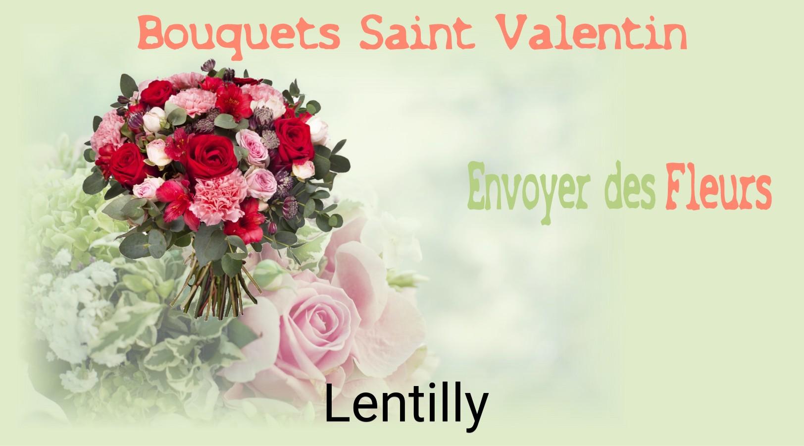 Roses de Saint-Valentin livrées à Lentilly